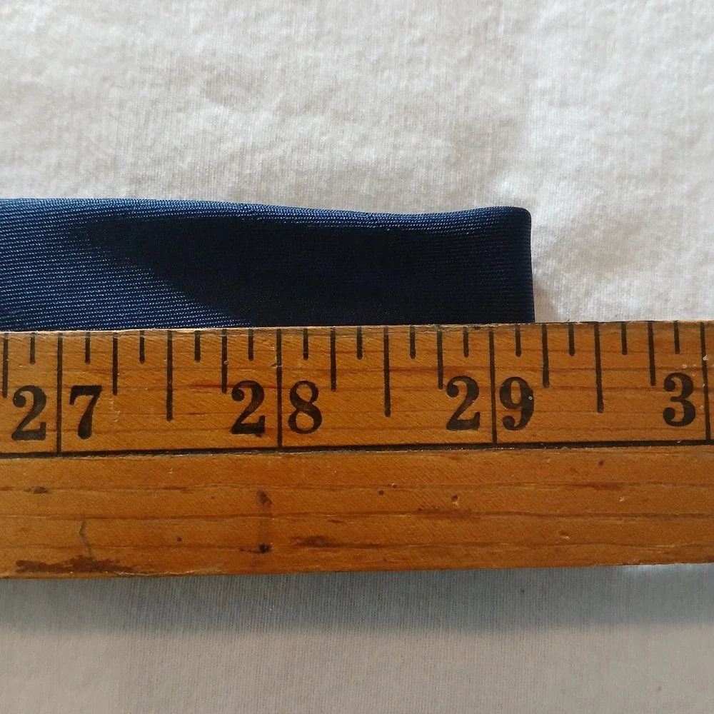 Vintage Robert Talbott Tie‎ Mens Blue Silk Santa Christmas I Magnin Novelty 90s